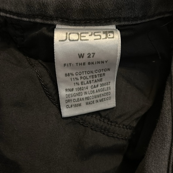 Joe’s Jeans Womens size 27 Skinny Gray Jeans - Picture 4 of 4